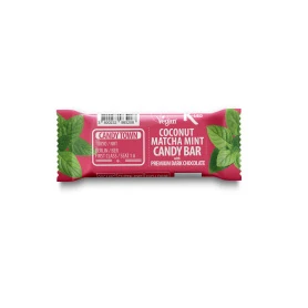 Baton cu matcha si menta invelit in ciocolata, eco-bio, 50 g, Candy Town
