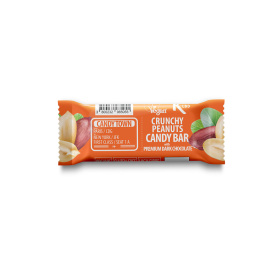 Baton cu arahide invelit in ciocolata, eco-bio, 50 g - Candy Town