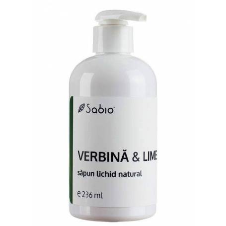 Sapun lichid natural cu Verbina si Lime – 236ml - Sabio