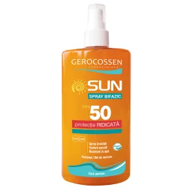 Spray invizibil bifazic cu protectie solara, FPS 50+, 300 ml - Gerocossen