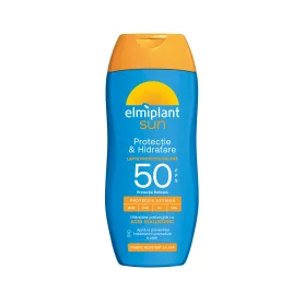 Lapte protectie solara SPF50 cu acid hialuronic 200ml - Elmiplant Plaja