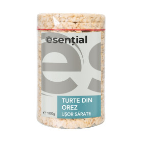 Turte din orez usor sarate, eco-bio, 100 g, Pronat