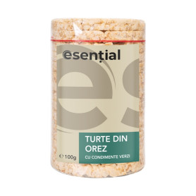 Turte din orez cu condimente verzi, 100 g, Pronat