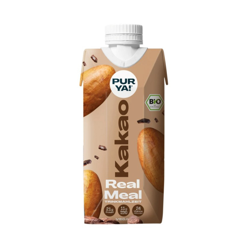 Bautura bogata in proteine cu aroma naturala de cacao, eco-bio, 500 ml, Pur Ya!