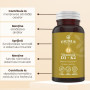 Vitamina D3 2200UI + K2 50 µg, sustine sanatatea oaselor, 60 capsule moi - Faunus Plant