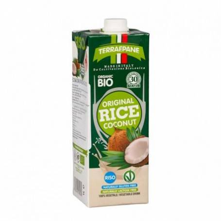 Lapte vegetal din orez cu cocos 1L - ECO-BIO - Terra e Pane