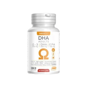DHA Omega 3 pentru adulti, 600 mg, 90 capsule, Intersa Labs