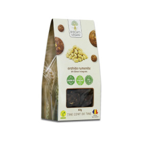 Biscuiti vegani cu arahide rumenite, 80 g, Govinda