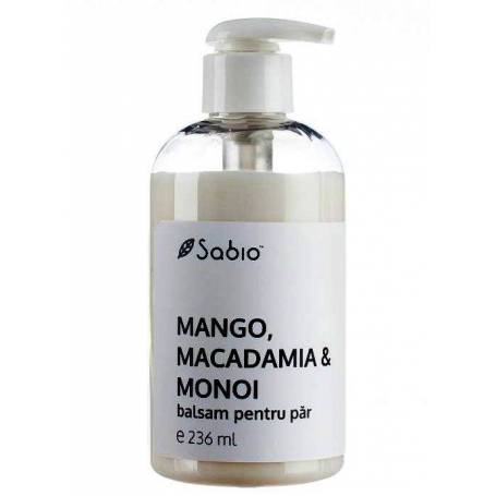 Balsam pt par cu Mango, Macadamia si Monoi – 236ml - Sabio