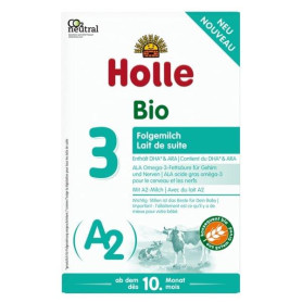 Lapte praf A2 Formula 3, +10 luni,  eco-bio, 400 g - Holle