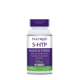 Natrol 5-HTP, sprijin pentru relaxare si somn, 100 mg, 30 capsule, Gnc