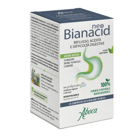 NeoBianacid Acid si Reflux cu aroma de Lamaie, 45 comprimate - Aboca