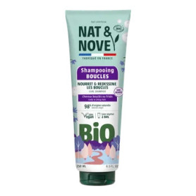 Sampon pentru par cret cu extract de nalba, 250 ml - Nat&Nove