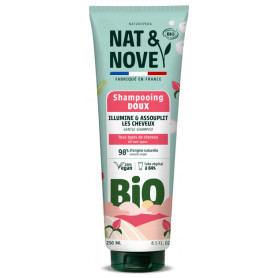 Sampon delicat pentru toate tipurile de par, cu extract de galbenele, 250 ml - Nat&Nove