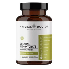 Creatina Monohidrat, sustine performanta si energia musculara, 3000 mg, 120 capsule, Natural Doctor