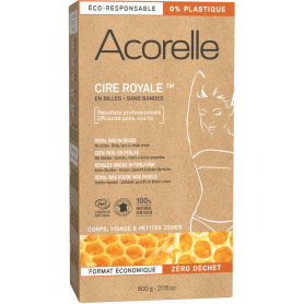 Ceara epilatoare naturala pentru fata, corp si zonele mici,  format tip bile, 600 g - Acorelle