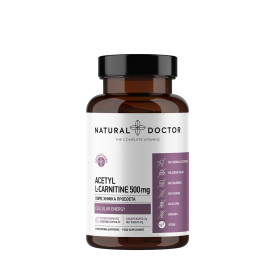 Acetyl L-Carnitine,  energie si rezistenta, 500 mg, 60 capsule, Natural Doctor