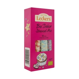 Mix decorațiuni pentru prajituri, eco-bio, 120 g, Lecker's