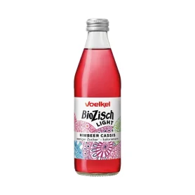 Bautura racoritoare light cu zmeura si coacaze negre, eco-bio, 330 ml - Voelkel