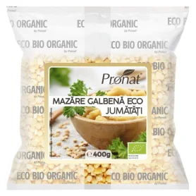 Maza rea galbena jumatati, eco-bio, 400 g - Pronat