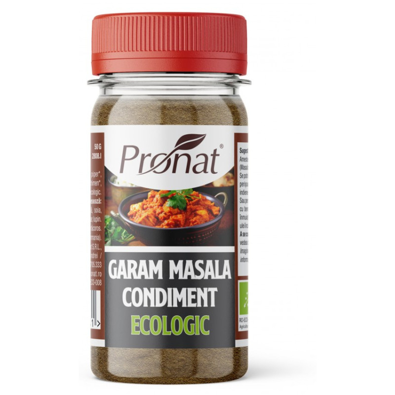 Garam Masala condiment, eco-bio, 50 g, Pronat