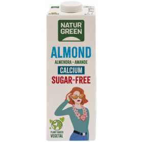 Bautura vegetala de migdale cu calciu, fara zahar, 1000 ml - Natur Green