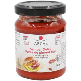 Pasta  de chili Sambal Oelek, eco-bio, 125 g, Arche Naturküche