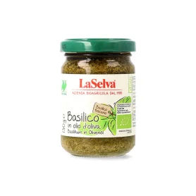 Busuioc in ulei de masline, eco-bio, 130 g, LaSelva