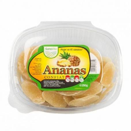 Ananas confiat 250g - SANOVITA