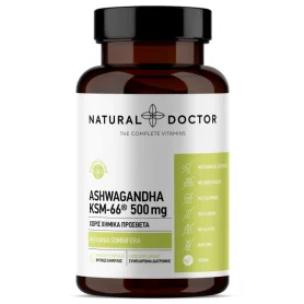 ASHWAGANDHA KSM-66, sprijin pentru echilibru si vitalitate, 1000 mg, 60 capsule, Natural Doctor