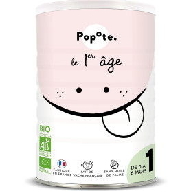 Lapte praf pentru sugari, Etapa 1, 0-6 luni 400g - Popote