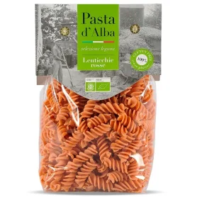 Paste fusilli din linte rosie, fara gluten, eco-bio, 250 g, Pasta d'Alba