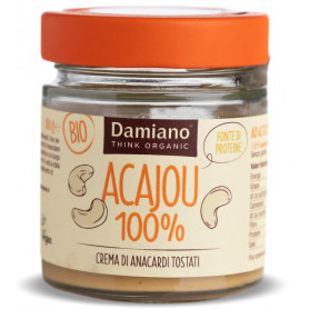 Crema de caju praji, eco-bio, 180 g, Damiano