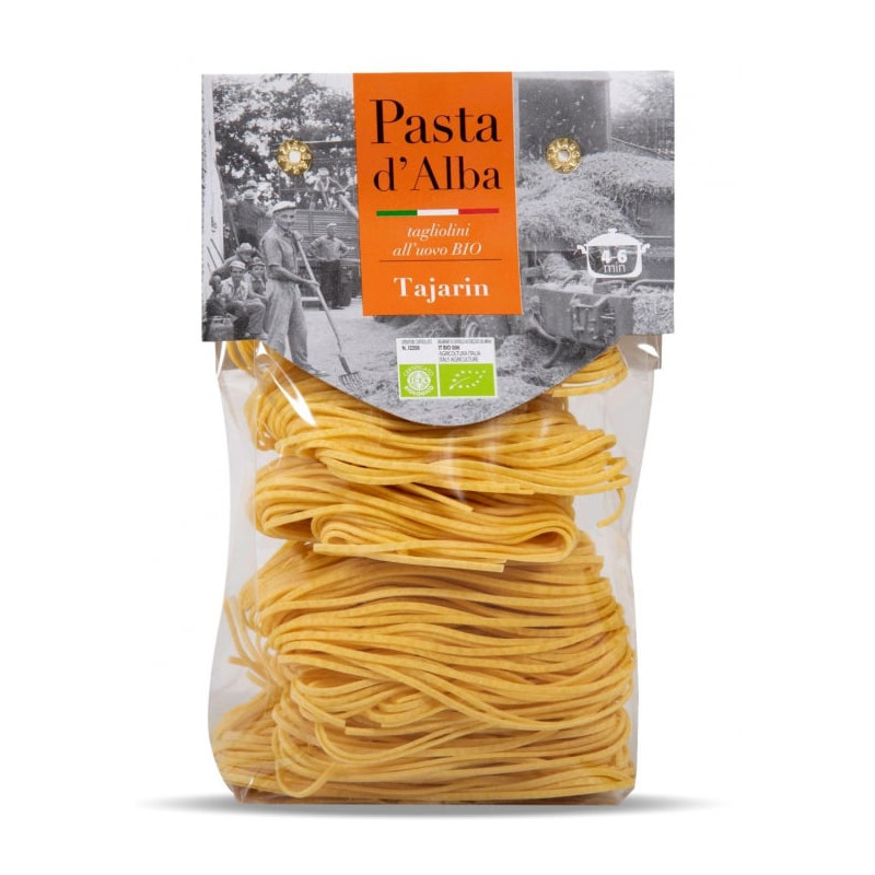 Paste tajarin din grau dur si oua, eco-bio, 250 g, Pasta d'Alba