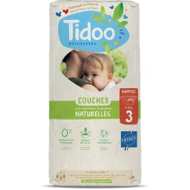 Scutece hipoalergenice T3, 4-9 kg, 50 bucati, Tidoo