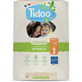 Scutece hipoalergenice T2, 3-6 kg, nou nascuti, marimea 2, 31 bucati, Tidoo