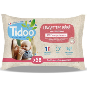 Servetele umede cu extract de musetel, 58 bucati, Tidoo