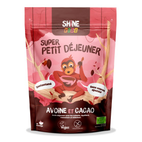 Cereale instant pentru copii, cu ovaz si cacao, eco-bio, 300 g, Shine