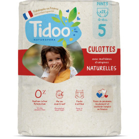Scutece chilotel hipoalergenice marimea 5, 12-18 kg, 28 bucati, Tidoo