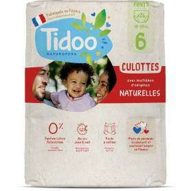 Scutece chilotel hipoalergenice, marimea 6, 16-30 kg, 26 bucati, Tidoo