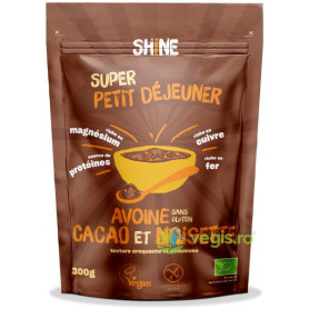 Cereale instant cu ovaz, cacao si alune de padure, eco-bio, 300 g, Shine