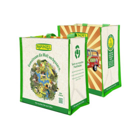 Sacosa reutilizabila mica, material gros, din PET-uri reciclate 1 buc - Rapunzel