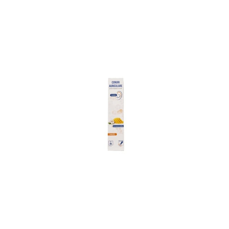 Conuri auriculare pentru adulti 2 buc - Pharmaherbal
