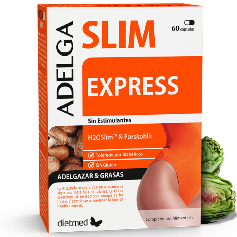 Adelgaslim Express - slabire si controlul greutătii, 60 capsule - Dietmed