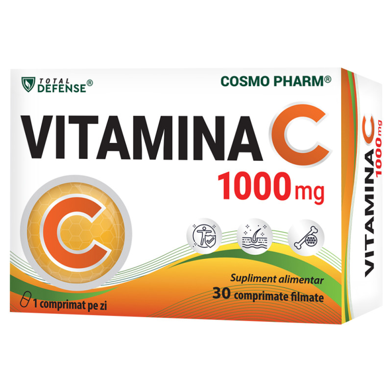 Vitamina C 1000 mg 30 comprimate - Cosmo Pharm