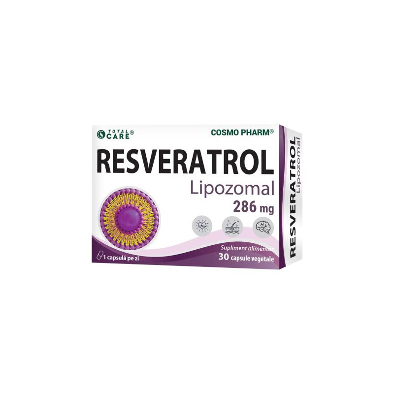 Resveratrol Lipozomal 286mg 30 capsule - Cosmopharm