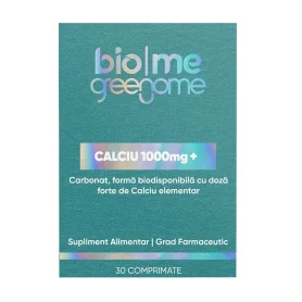 Calciu 1000mg+ comprimate 30cp - Biome - LEX SUPPLIES