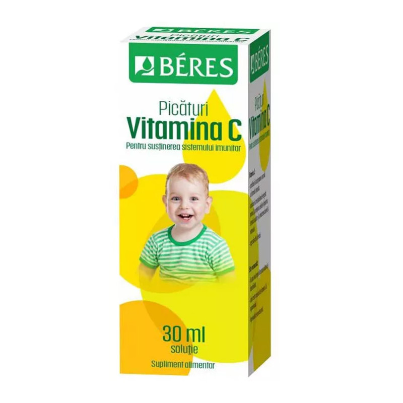 Picaturi Vitamina C, 100mg/ml, 30ml - Beres Pharmaceuticals