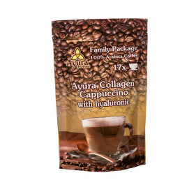 Cafea cu Colagen si Acid Hialuroinic Instant Coffee Mix Family, 250 g, Ayura Herbal,