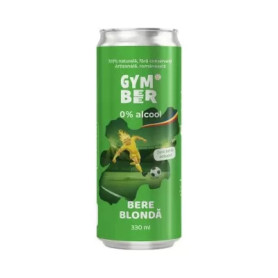 Bere blonda, 0% alcool, 330 ml, Gym Beer - Rayam Romania
